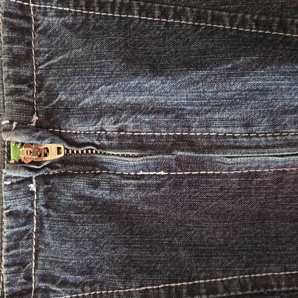 AE SPORTS&CO JEANS denim flared skirt. Women's sz 18 - Picture 4 of 6